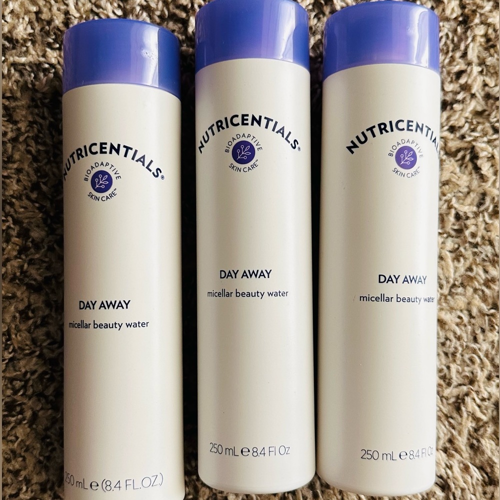3 PACK Nutricentials® Bioadaptive Skin Care™ Day Away Micellar Beauty Water